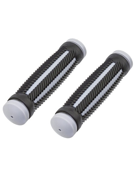 Grips 7/8 long 128mm 2 Ply Curved 308 Black/Grey.